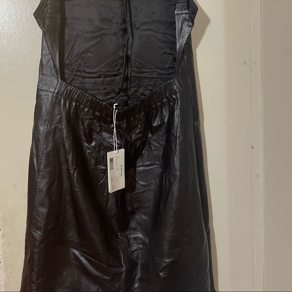 Helmut Lang black leather dress. Brand new with tags - Picture 2 of 5
